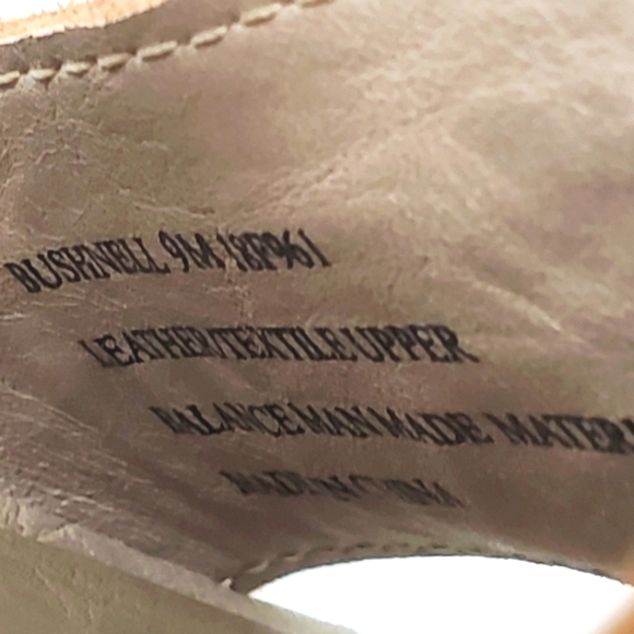 OTBT Bushnell Platform Sandal Size 9 Leather Distressed Metallic Chunky Shoe Y2K - Picture 14 of 15